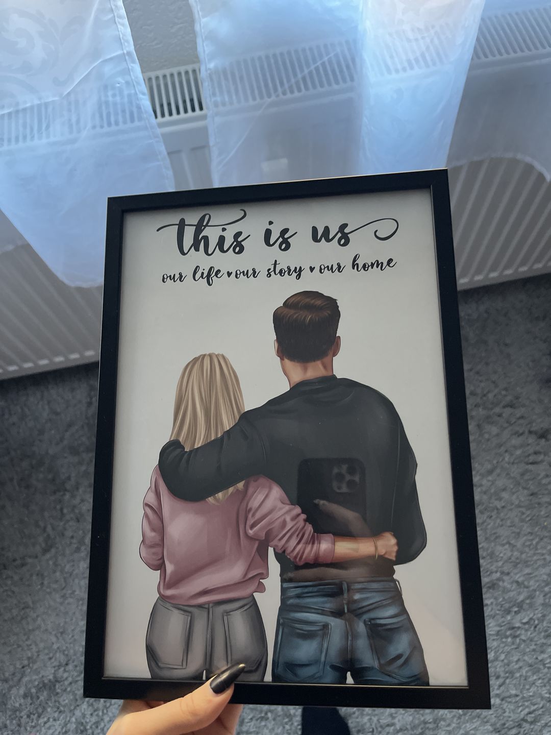 Customer photo review of Pärchen (Mann & Frau) - Personalisiertes Poster