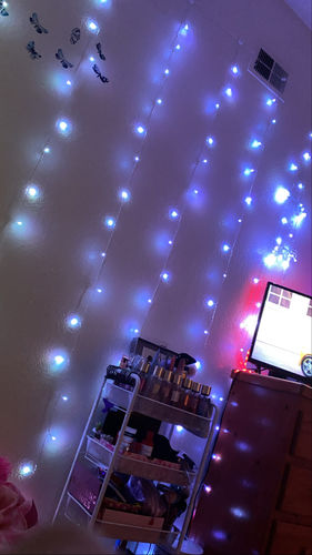 Customer photo review of DormVibes Color Changing Wall Lights