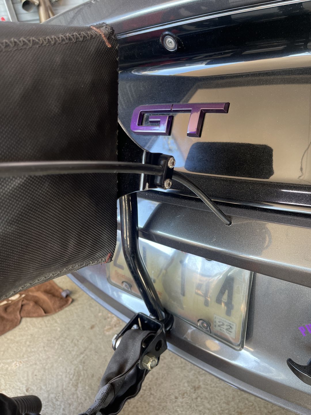 Customer photo review of Motion Raceworks Parachute Cable Holder 14-00007
