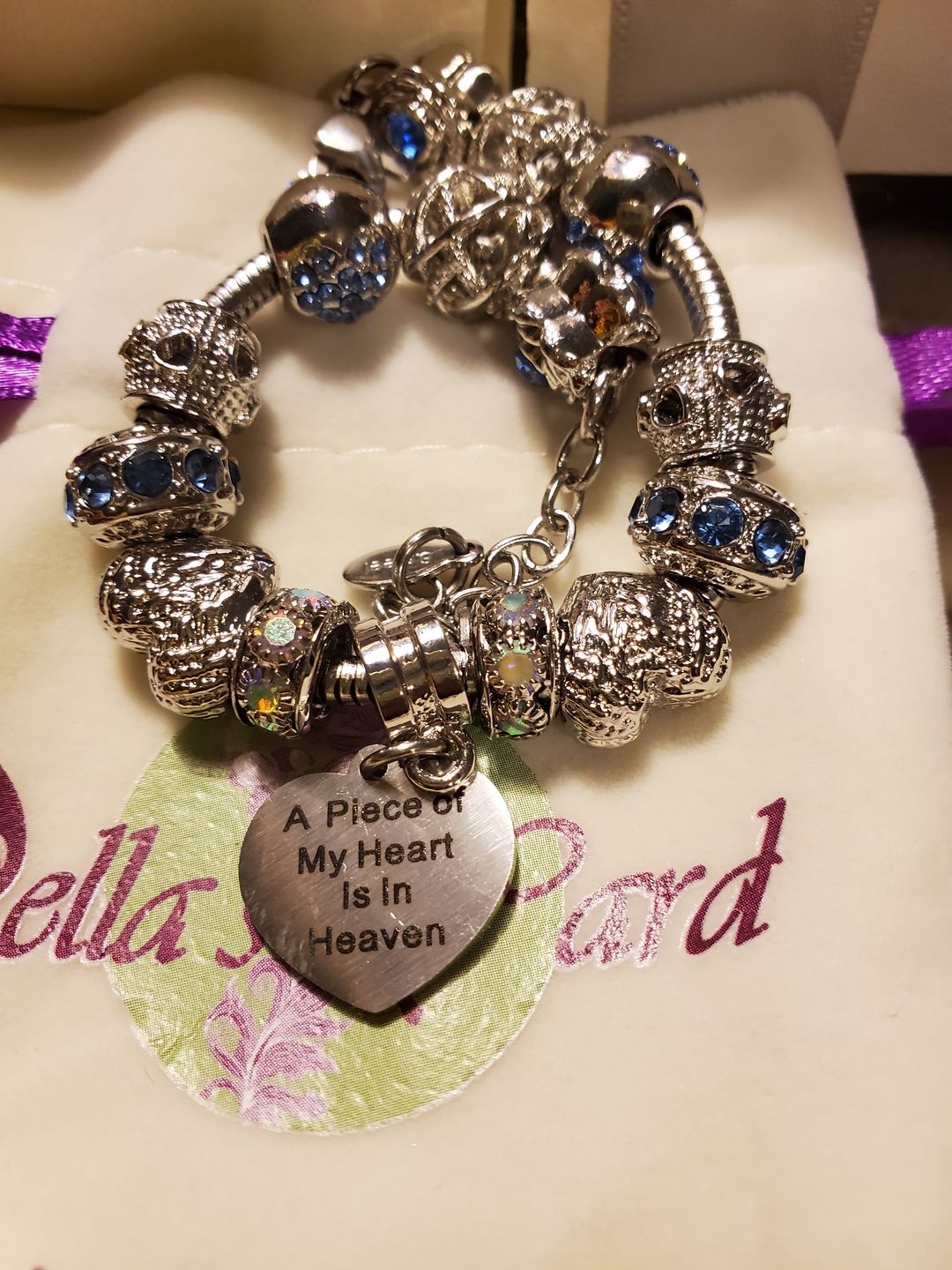 Customer photo review of Piece Of My Heart Bracelet