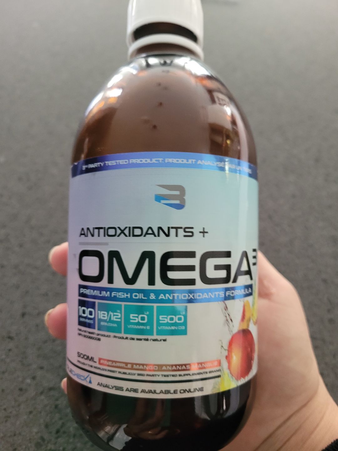Customer photo review of Believe - Antioxydants + Omega 3 500ml