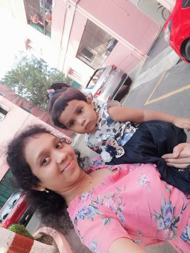 Customer photo review of Blush Pink Chiffon Midi