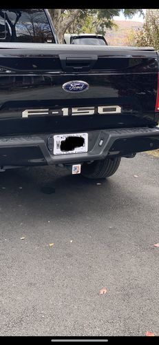 Customer photo review of F-150 Tailgate Insert Letters Vinyl Stickers For 2018-2020 Ford F150