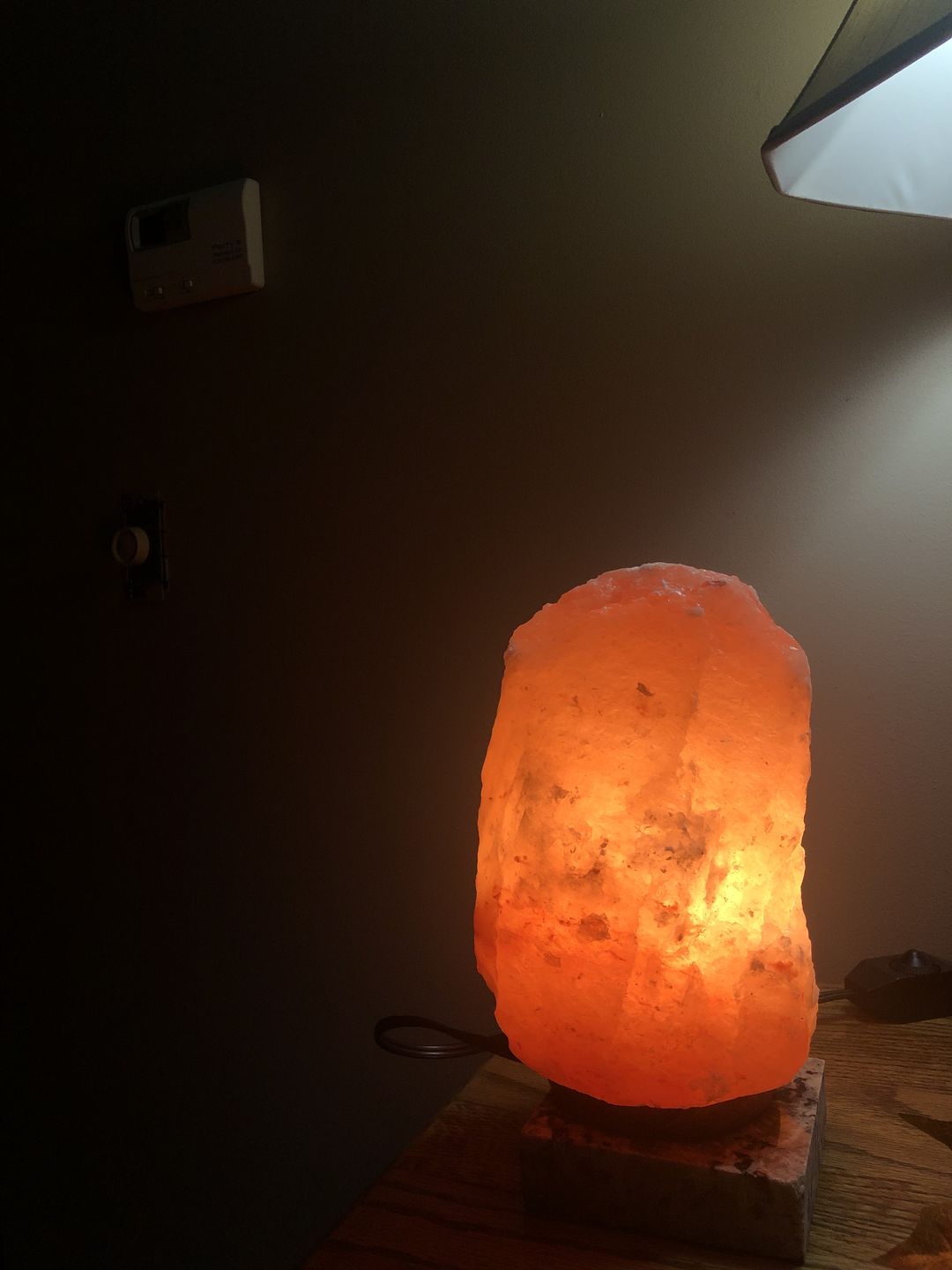 Customer photo review of Rare Gray Himalayan Salt Lamp