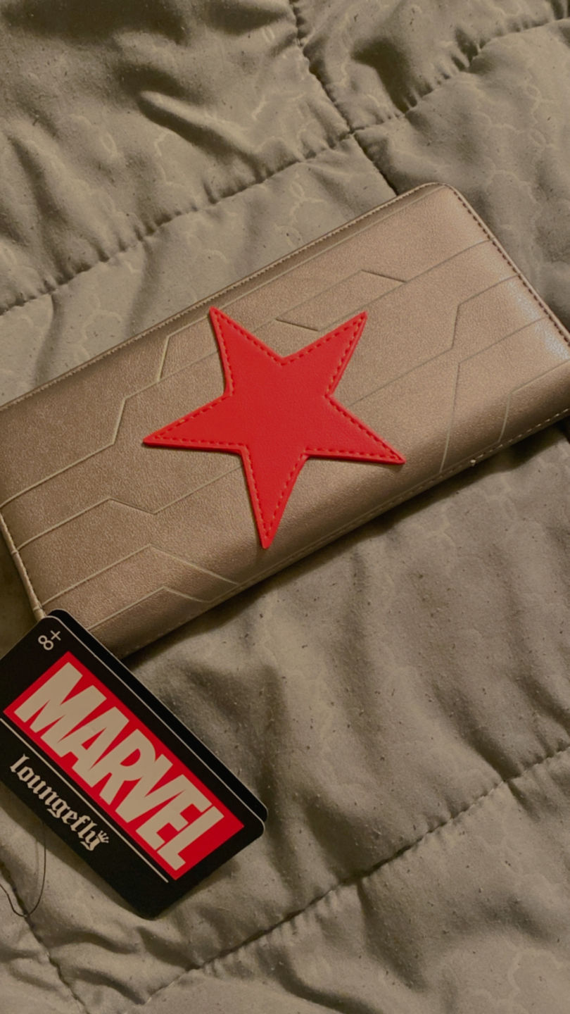 Customer photo review of Marvel Winter Soldier Cosplay Zip-Around Wallet - September Preorder
