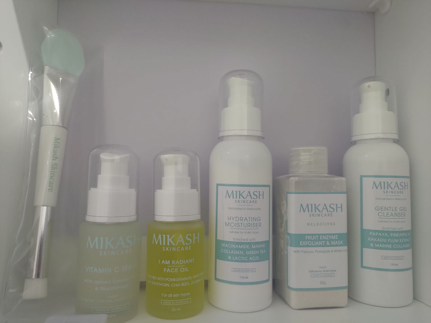 Customer photo review of I AM RADIANT FACE OIL