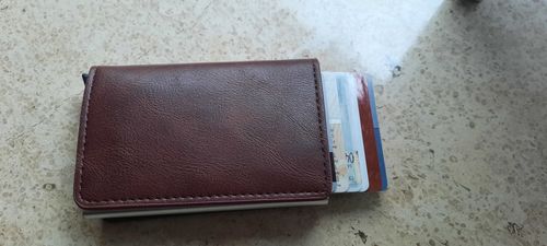 Customer photo review of RFID antimagnetische Kartentasche mit automatischem Auswurf