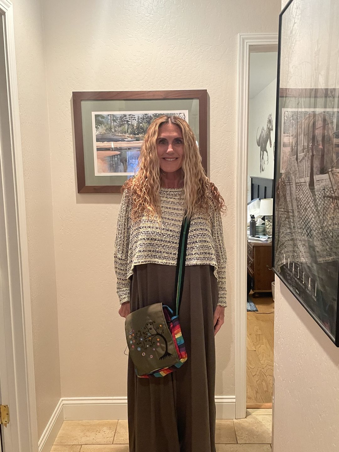 Customer photo review of Stay Rooted Messenger Bag