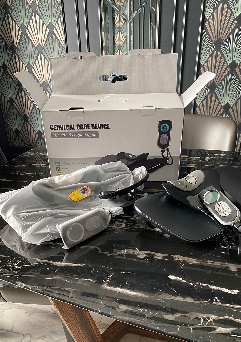 Customer photo review of Hypertrax™ Multi-Functional Cervical Traction Device