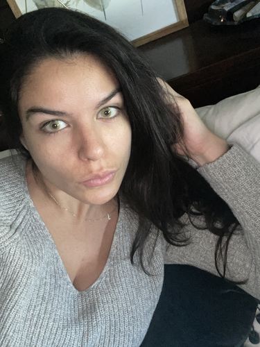 Customer photo review of [US Warehouse] Amber Prescription Contact Lenses