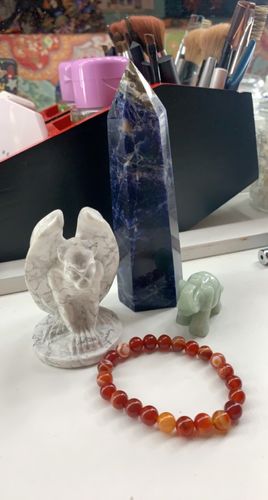 Customer photo review of Red Carnelian Bracelet