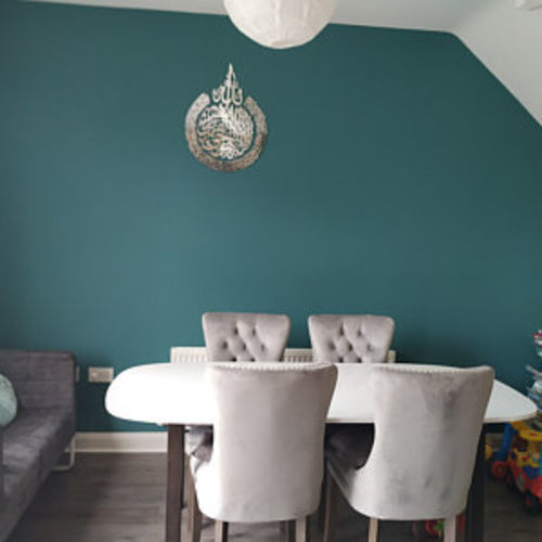 Customer photo review of Ayetel Kursi 4 Parça Akrilik Tablo