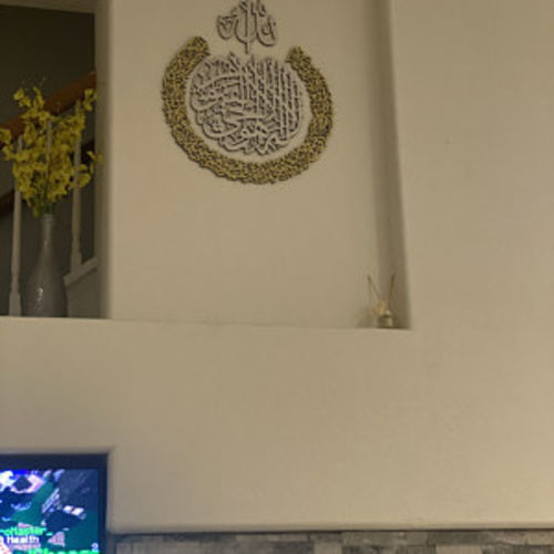 Customer photo review of Ayetel Kursi 4 Parça Akrilik Tablo