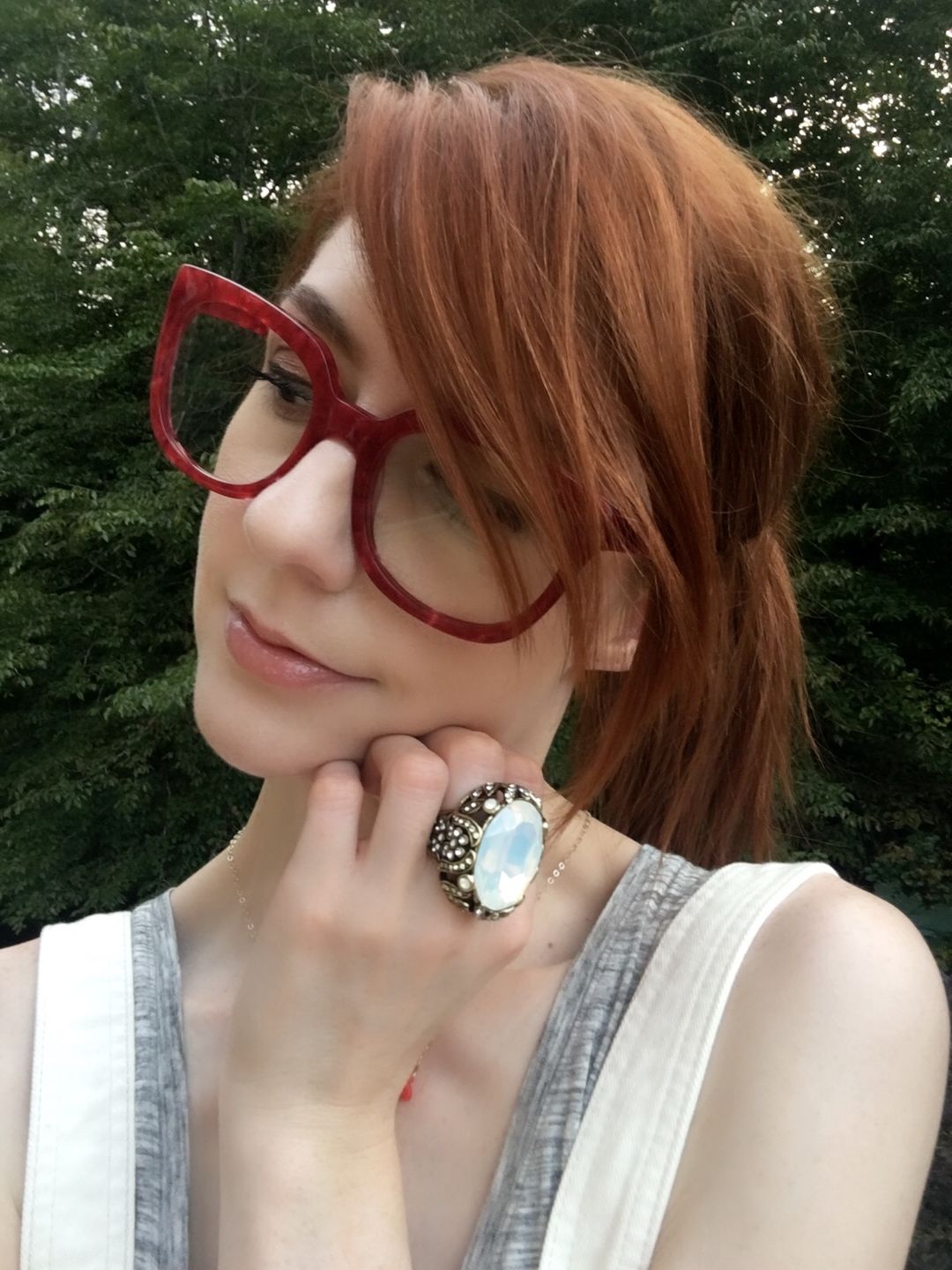 Customer photo review of Heidi Daus® "Dare to Wear" Crystal Statement Ring