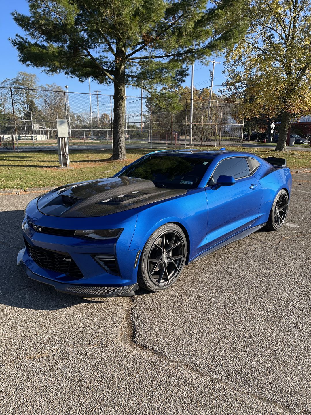 Customer photo review of 2016-2020 Chevy Camaro Terminator Full Carbon Fiber Hood
