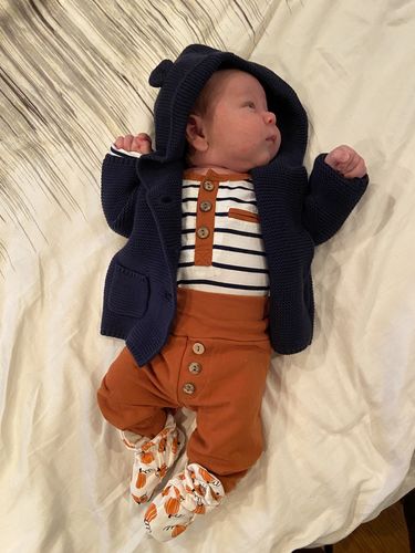 Customer photo review of Caiden Bodysuit + Pants Set | Brown