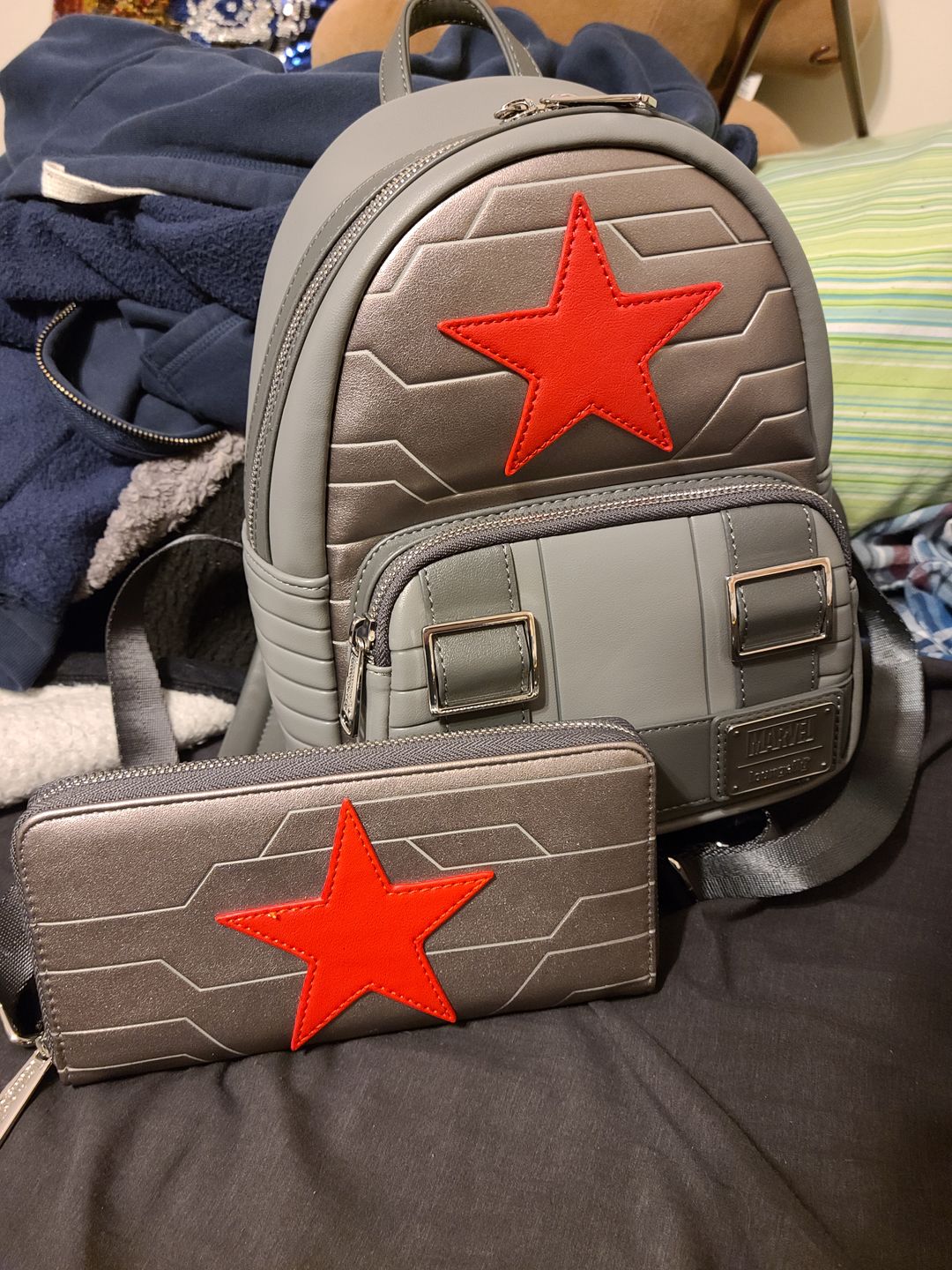 Customer photo review of Marvel Winter Soldier Cosplay Zip-Around Wallet - September Preorder