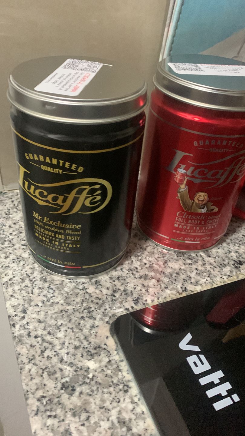 Customer photo review of Lata Lucaffe Classic y Mr. Exclusive 250 grs Grano Molido
