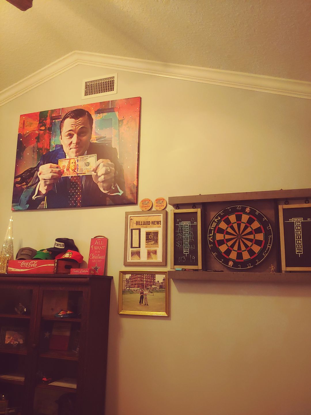 Customer photo review of The Wolf of Wall Street Wall Art