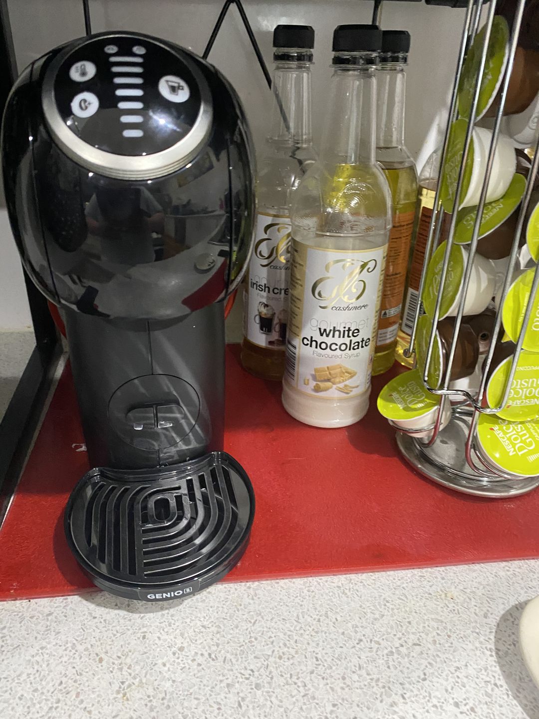 Customer photo review of White Chocolate Coffee Syrup