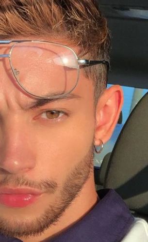 Customer photo review of The Silver Eclipse® - 925 Sterling Silver Mens Hoop Earrings in White Gold