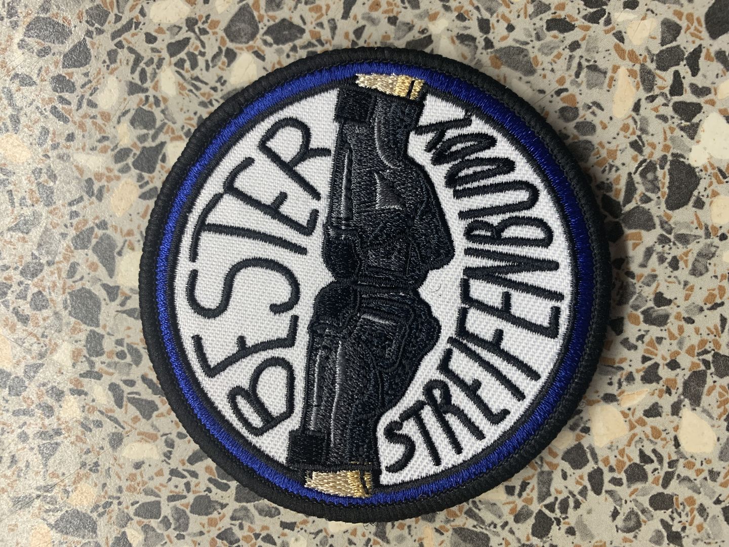 Customer photo review of Bester Streifenbuddy Textil Patch