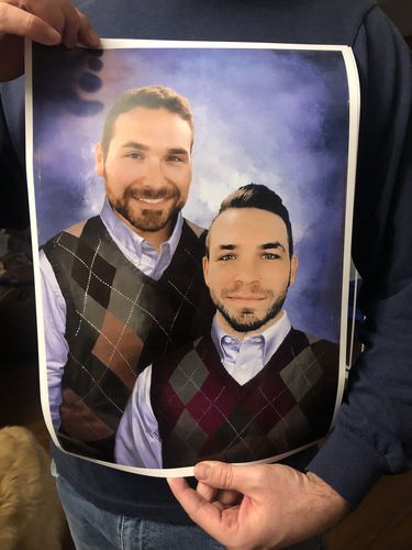 Customer photo review of The Step Brothers - Custom Poster