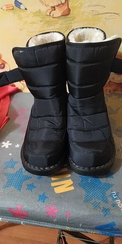 Customer photo review of Women's Waterproof Low Heel Ankle Boots