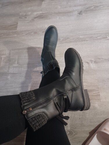Customer photo review of Women's Fashion Casual Boots