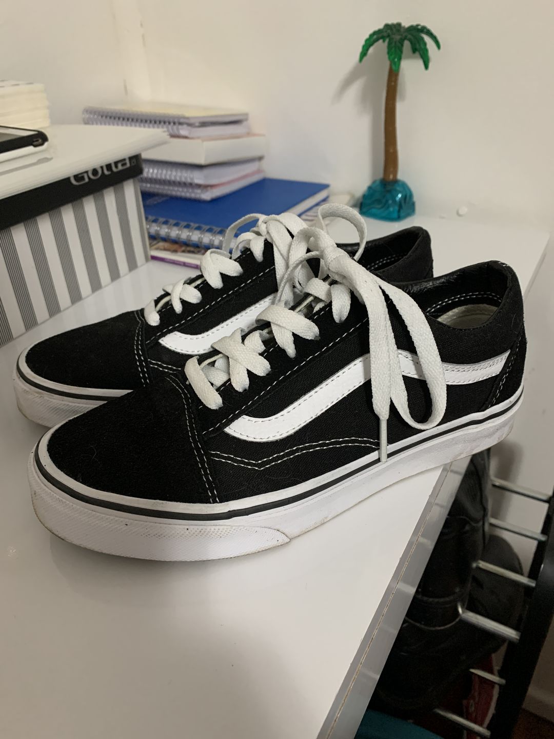 Customer photo review of Zapatilla Vans Old Skool Mujer Negro