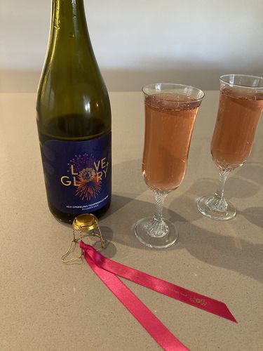 Customer photo review of Sparkling Tempranillo Rosé | 6 Pack