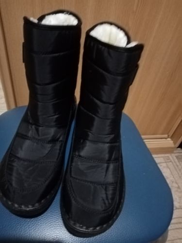 Customer photo review of Women's Waterproof Low Heel Ankle Boots