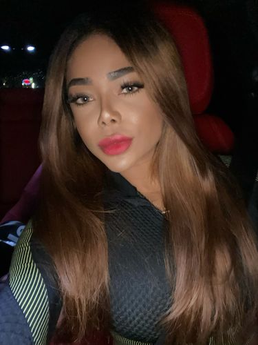 Customer photo review of Wildcat Brown Prescription Contact Lenses