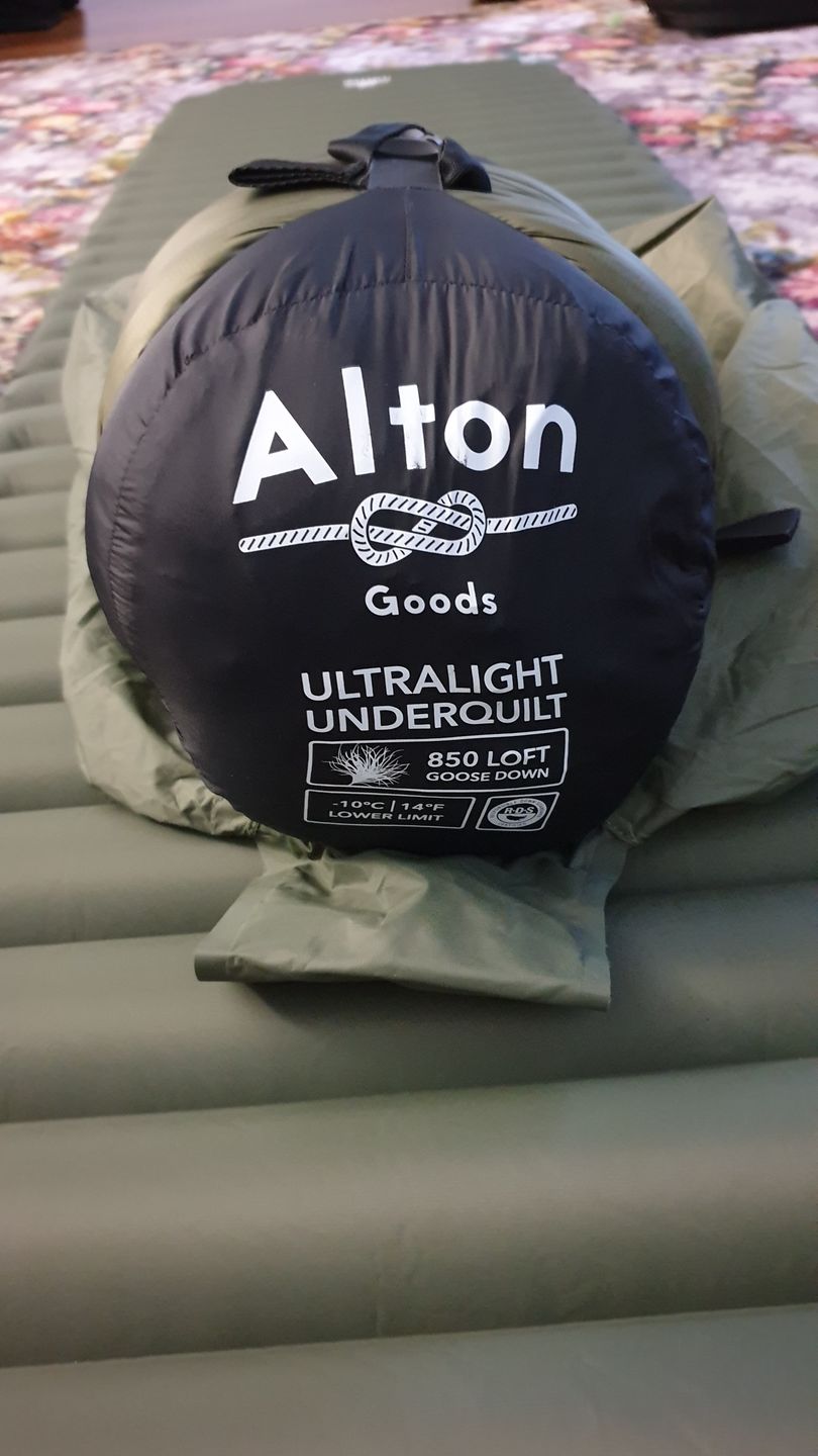 Customer photo review of Ultralight Underquilt
