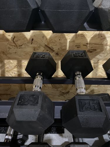 Customer photo review of Hex Head Dumbbell (singles)