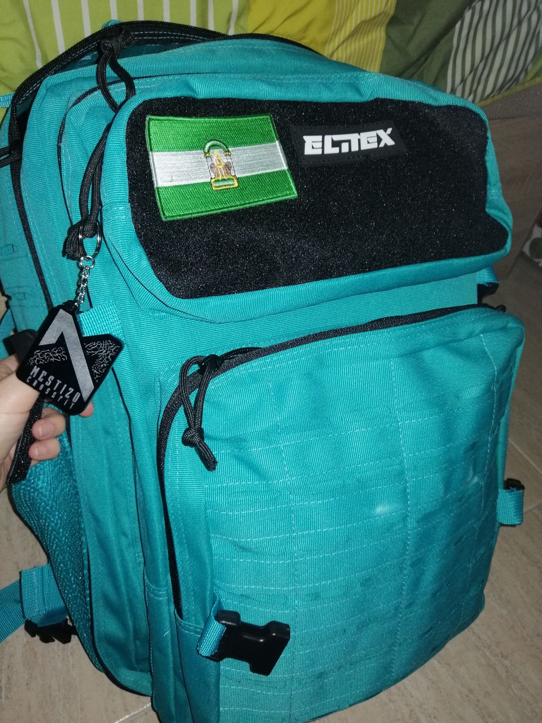 Customer photo review of Parche Bandera Andalucia