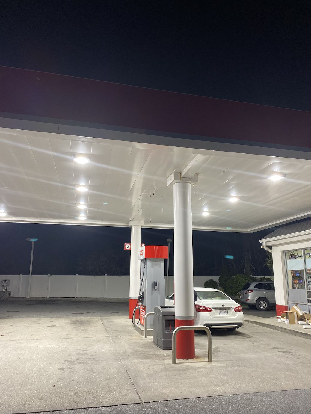Customer photo review of LED Canopy Light - 150W - Gas Station Canopy - 5700K - (UL + DLC Listed)