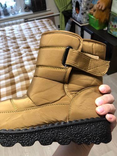 Customer photo review of Women's Waterproof Low Heel Ankle Boots