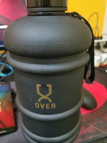 Customer photo review of Matte Black Flip Cap 2.2L Oversized Bottle