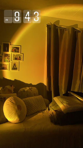 Customer photo review of The Sunset Lamp™