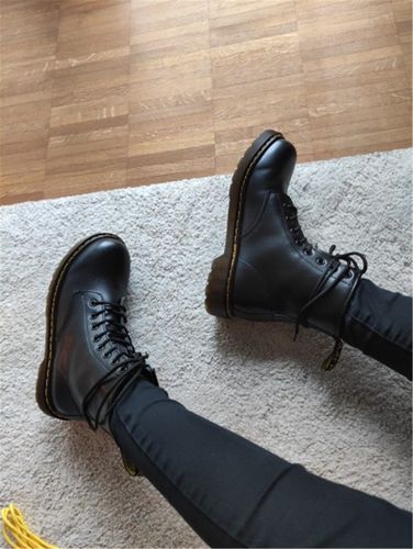 Customer photo review of Women Genuine Leather Shoes Winter Boots Woman Casual Autumn Botas Mujer Female Ankle Boots