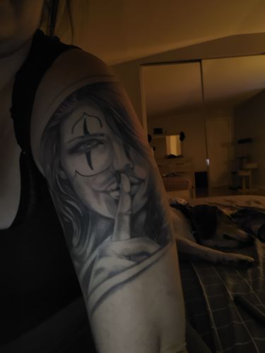 Customer photo review of Signature Tattoo Numbing Cream