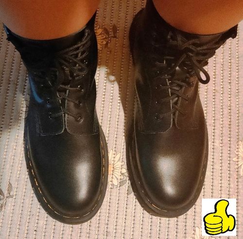 Customer photo review of Women Genuine Leather Shoes Winter Boots Woman Casual Autumn Botas Mujer Female Ankle Boots