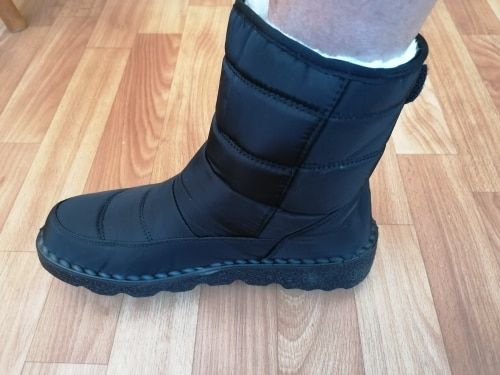 Customer photo review of Women's Waterproof Low Heel Ankle Boots