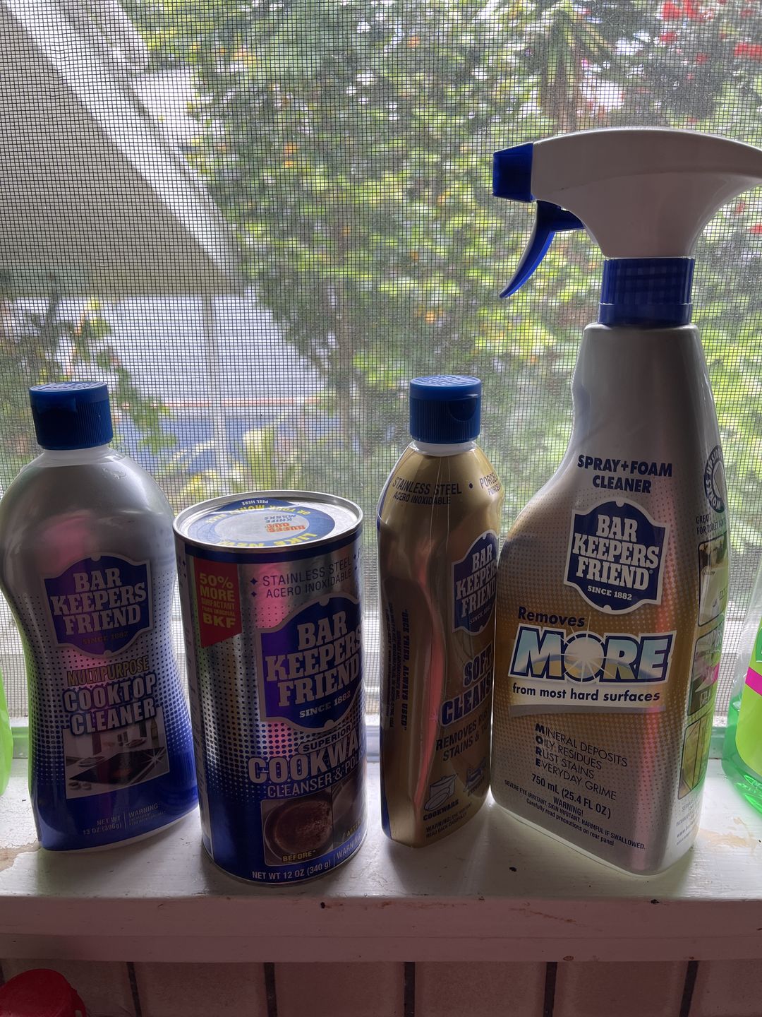 Customer photo review of Bar Keepers Friend 5 Piece Spring Cleaning Kit