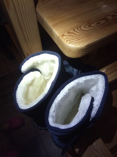 Customer photo review of Women's Waterproof Low Heel Ankle Boots