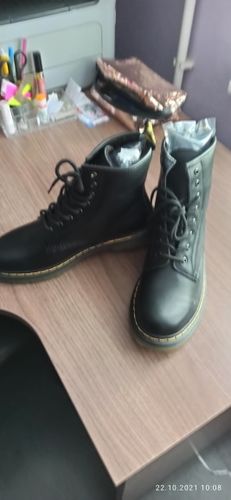 Customer photo review of Women Genuine Leather Shoes Winter Boots Woman Casual Autumn Botas Mujer Female Ankle Boots