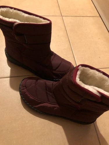 Customer photo review of Women's Waterproof Low Heel Ankle Boots