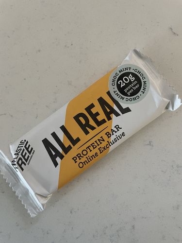Customer photo review of Choc Mint Protein Bar