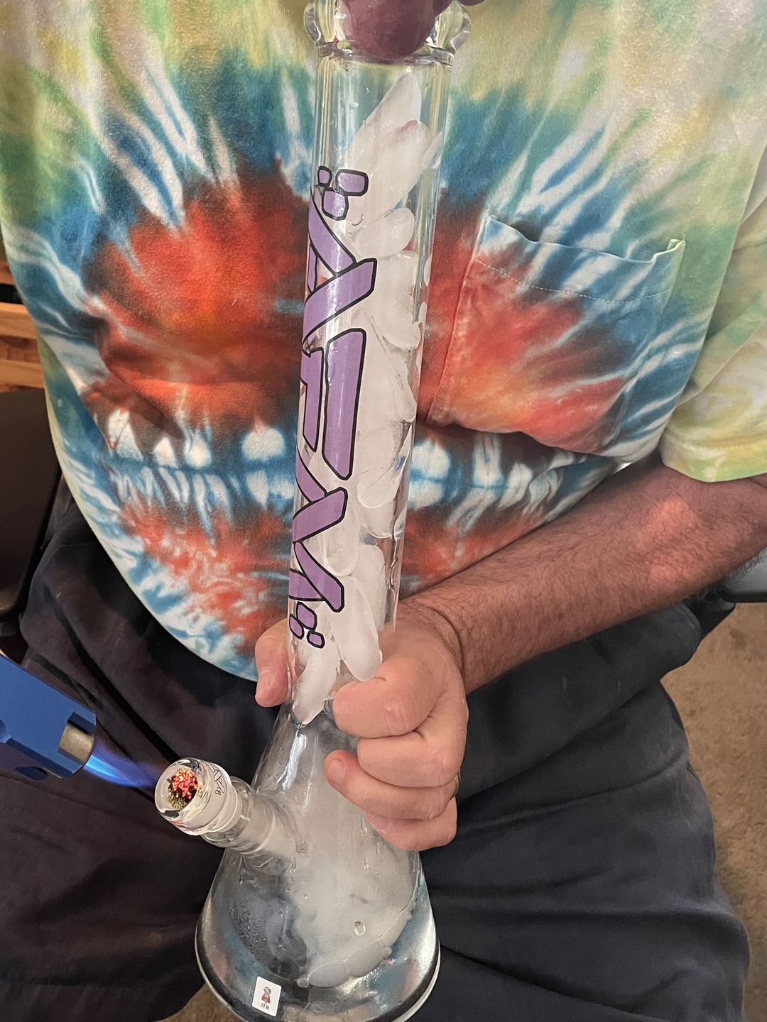 Customer photo review of The Beaker 5mm 18" - Clear